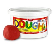Dazzlin' Dough, Red, 3 lb. Tub