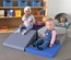 SoftScape Toddler Playtime Corkscrew Climber - Navy/Powder Blue