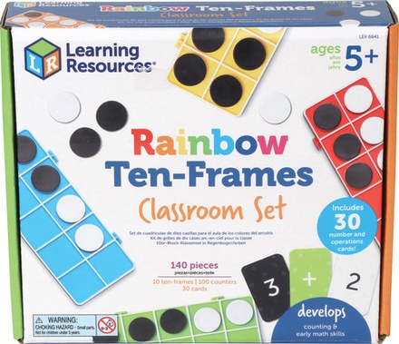 Rainbow Ten Frame Set