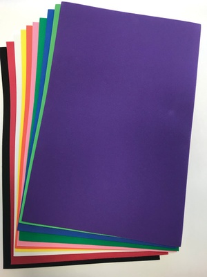 Craft Foam, 12" x 18", Assorted Colours