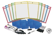Reusable Dry Erase Pockets Class Pack, 30-Student Pack
