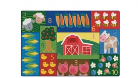  Toddler Farm Counting Rug