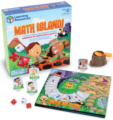 Math Island! Addition & Subtraction Game
