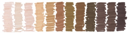 Magic Stix™ Tri Markers, 12 skin tone colors