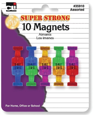 Super Strong Magnets, Pack of 10