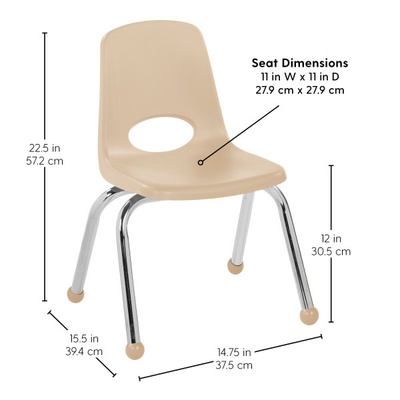 12" Stack Chair