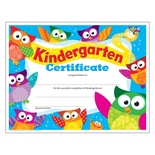 Owl-Stars!® Kindergarten Certificate