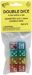 6-Sided Double Dice, Set of 8