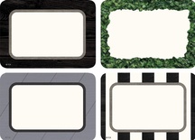 Modern Farmhouse Name Tags/Labels, Multi-Pack