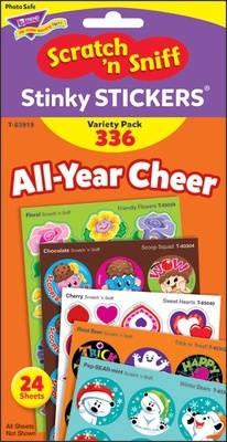 All-Year Cheer Scratch 'n Sniff Stinky Stickers® Variety Pack